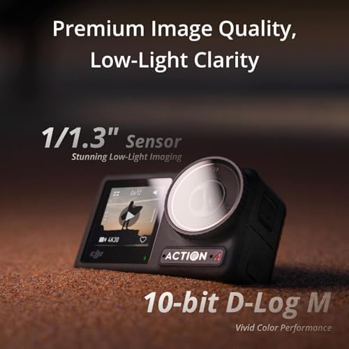 DJI Osmo Action 4 Adventure Combo, 4K/120fps Waterproof Action Camera with a 1/1.3-Inch Sensor, 10-bit & D-Log M Color Performance, Up to 7.5 h with 3 Batteries, Outdoor Camera for Travel, Biking - Image 2